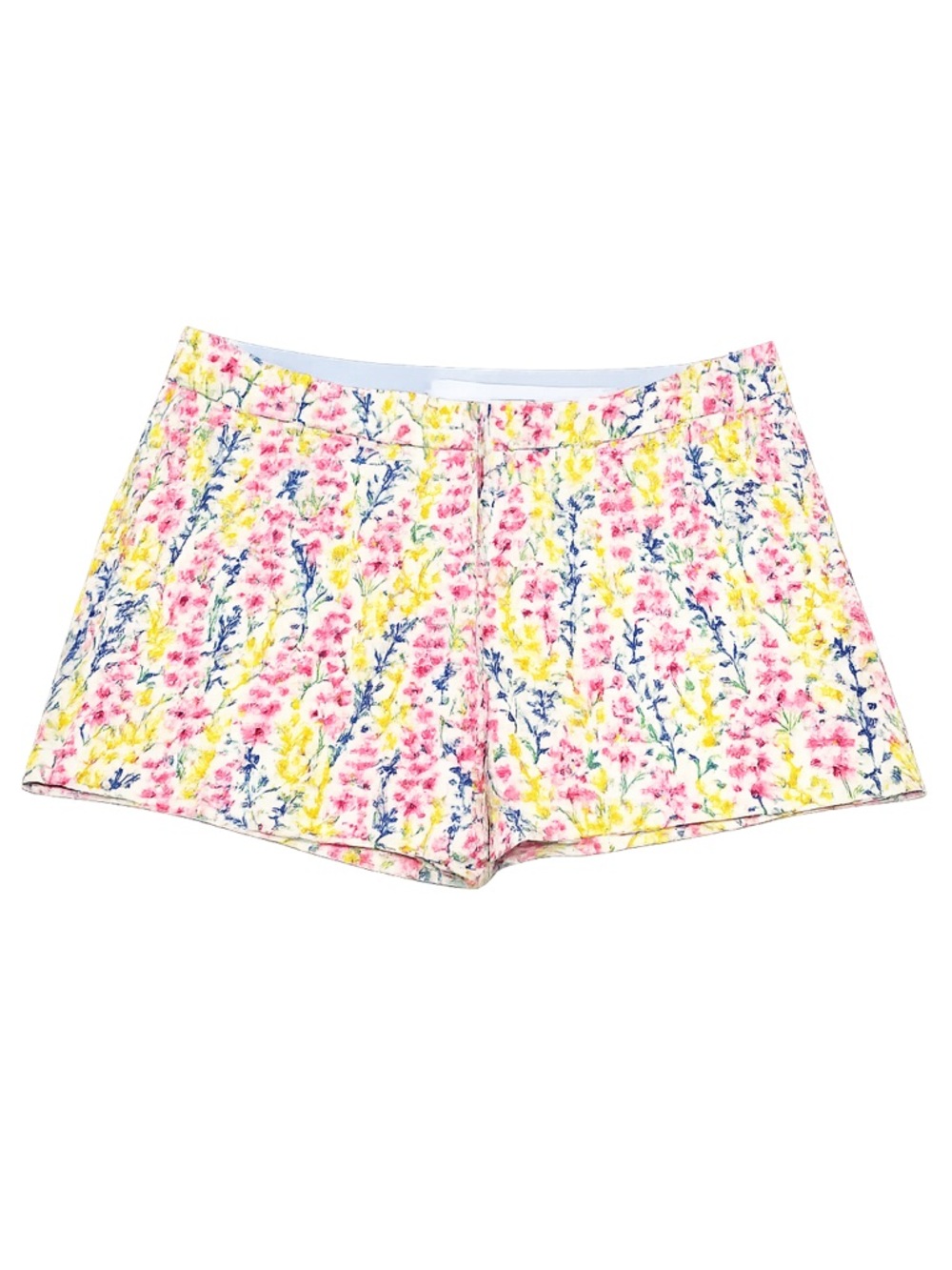 Crown & Ivy Floral Shorts Size 8 Pink Yellow Blue Spring Summer